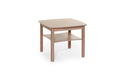 Marathon soffbord vitpigmenterad ek 70x70 cm