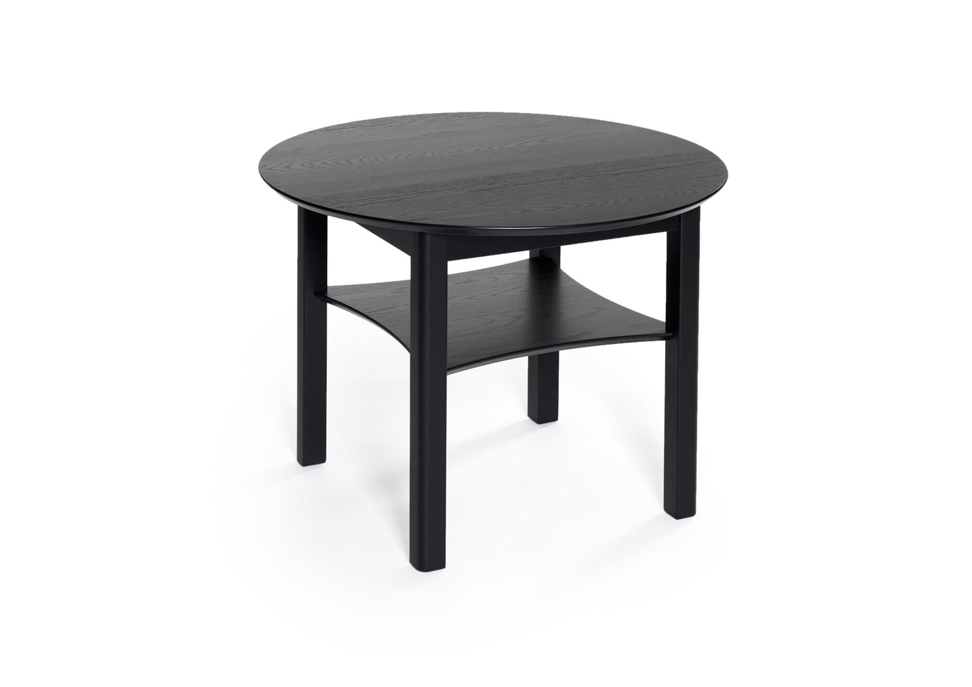 Marathon soffbord svartbetsad ek ∅ 75 cm