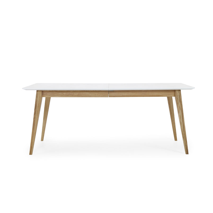 Mood matbord 190x95 med butterfly vitlack/oljad ek