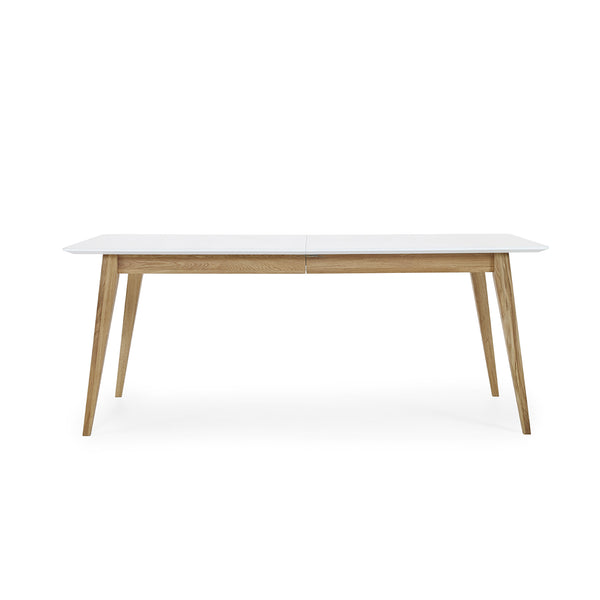 Mood matbord 190x95 med butterfly vitlack/oljad ek