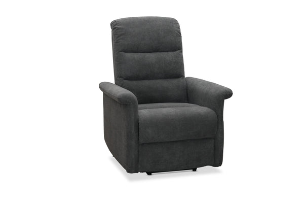 Mora lift-up fåtölj grått tyg