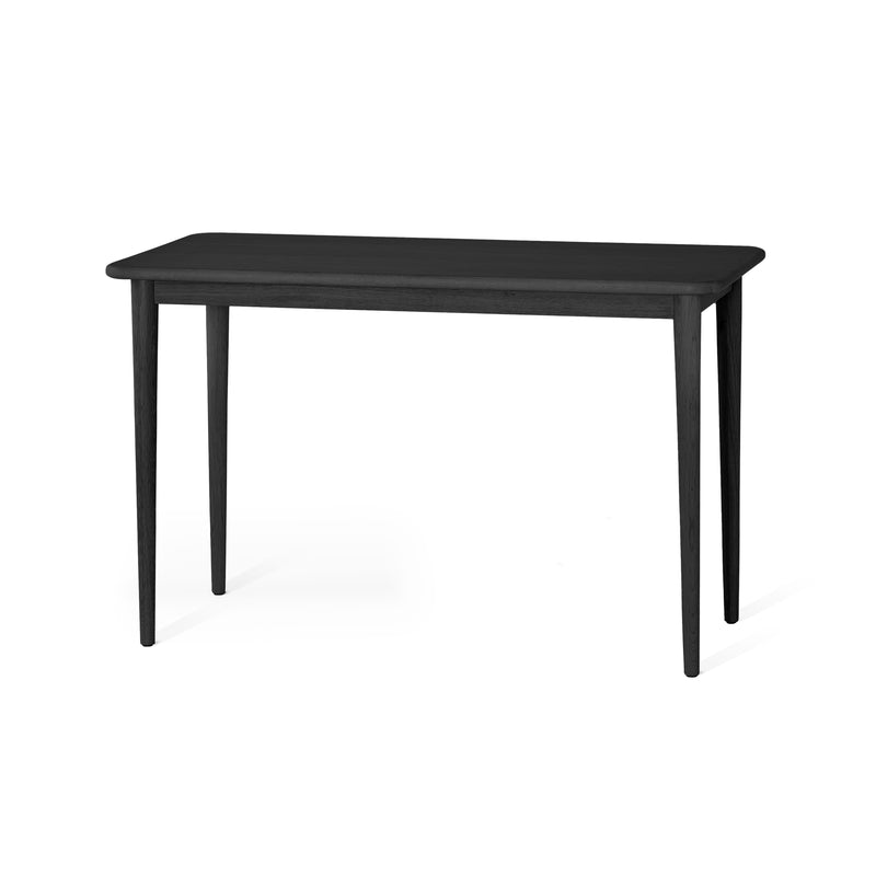 Nordik skrivbord 120x55 cm svartbetsad ek
