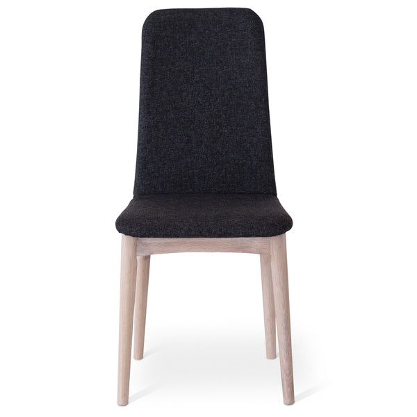 Nordik stol tyg Nord grå vitoljad ek 2-pack