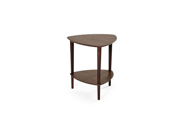 Paus fåtöljbord rökt ek 50x50cm