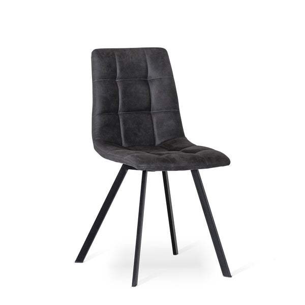 Ruth stol MF Nilla mörkgrå 2-pack