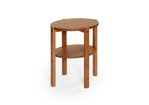 Solo fåtöljbord ek 50x40 cm