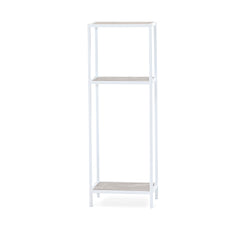 Steel hylla 110 cm svart metall utan hyllplan