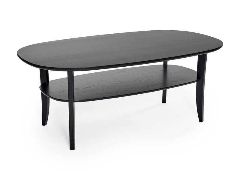 Symfoni soffbord svartbetsad ek 140x80 cm