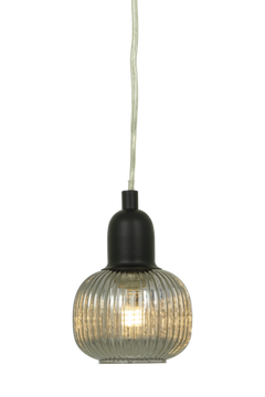 Elin fönsterlampa svart/rök