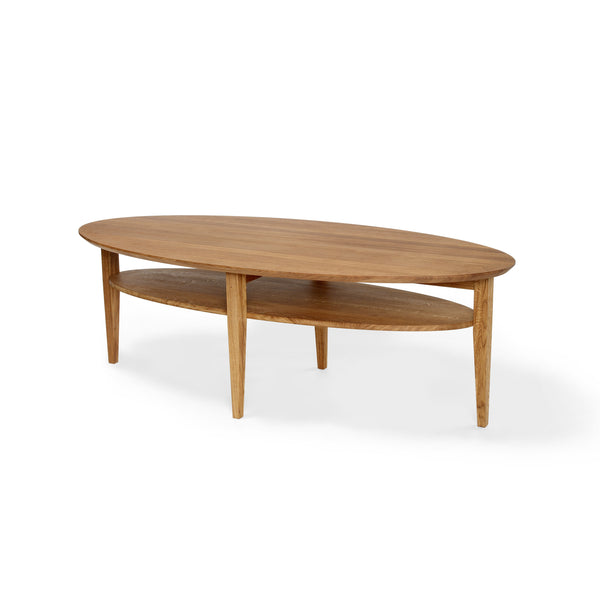 Tango soffbord ellips 160 cm oljad ek