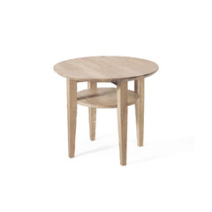 Tango soffbord Ø 60 cm vitoljad ek