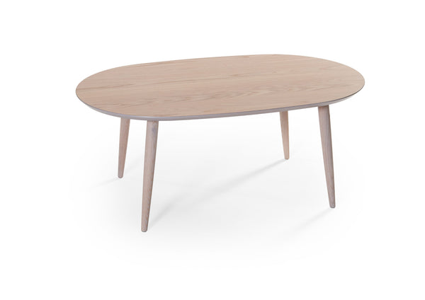 Team soffbord vitpigmenterad ek 120x75 cm