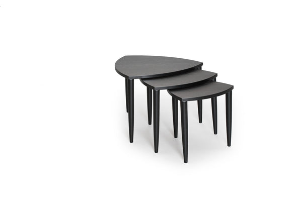 Tripoli satsbord svartbetsad ek