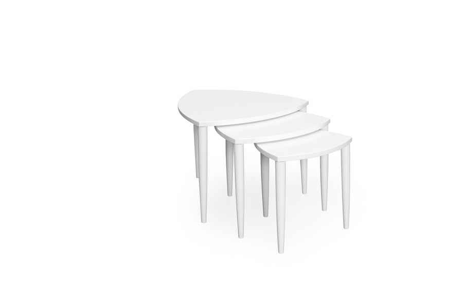 Tripoli satsbord vitlack