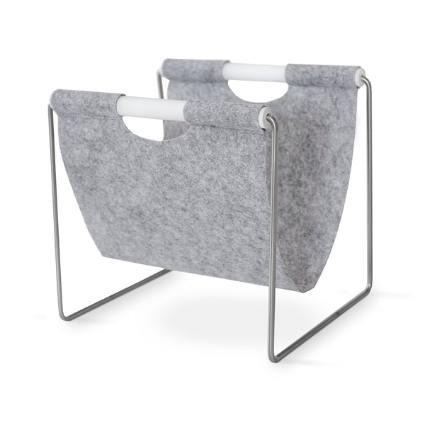 Twist tidningsställ vitlack