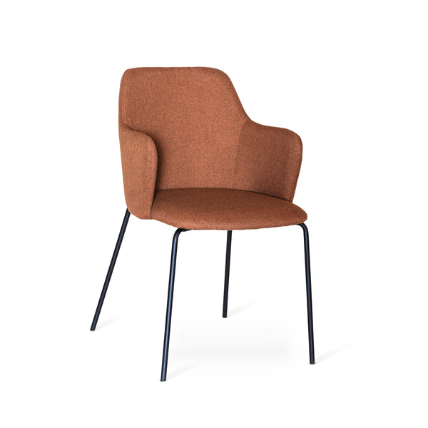 Urban stol rostbrun 2-pack