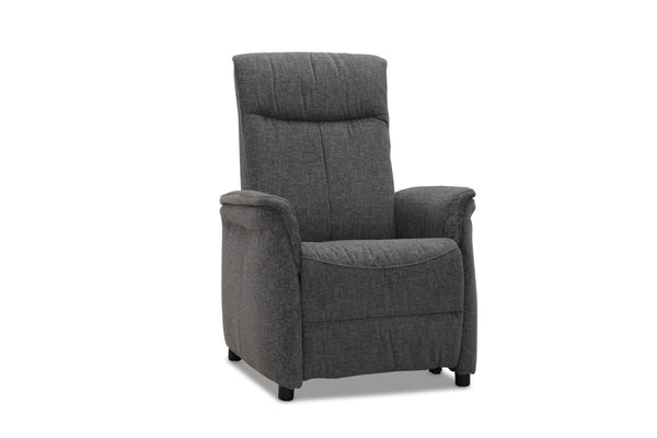 Varberg lift-up fåtölj grått tyg
