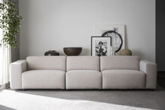 Willard soffa 4-sits ljusbeige tyg Alice #1