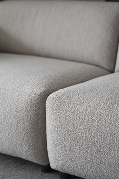 Willard soffa 3-sits ljusbeige tyg Alice #1