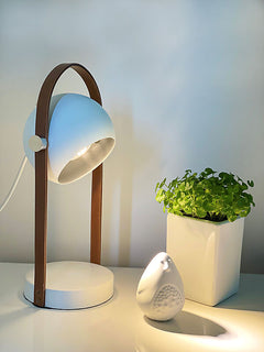 Bow bordlampa vit