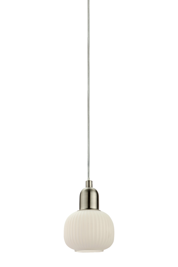 Elin fönsterlampa stål/vit