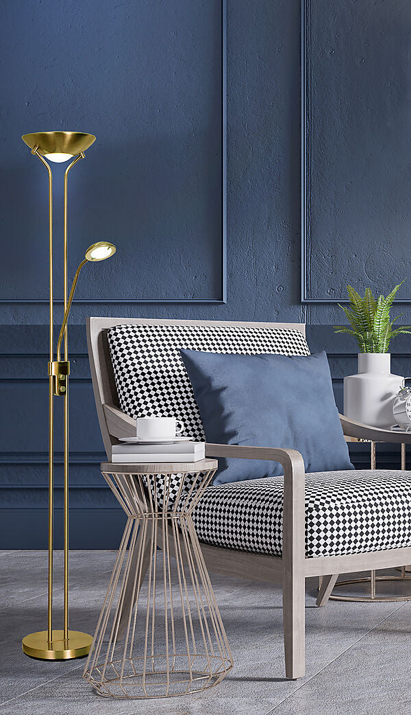 Nice golvuplight antik