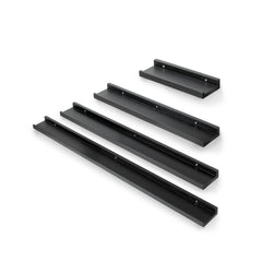 Zitti tavelhylla 120 cm svartlack