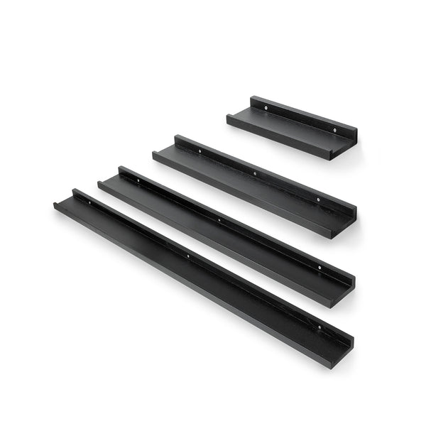 Zitti tavelhylla 120 cm svartlack