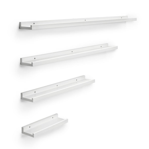 Zitti tavelhylla 120 cm vitlack