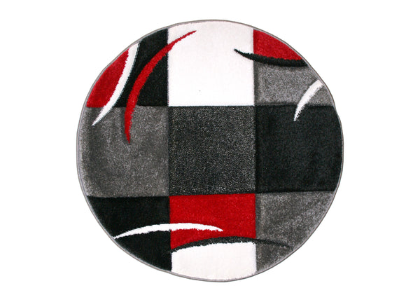 London Patch Röd rund 240