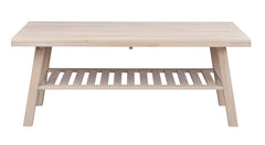 Brooklyn soffbord 130x75 vitpigmenterad ek