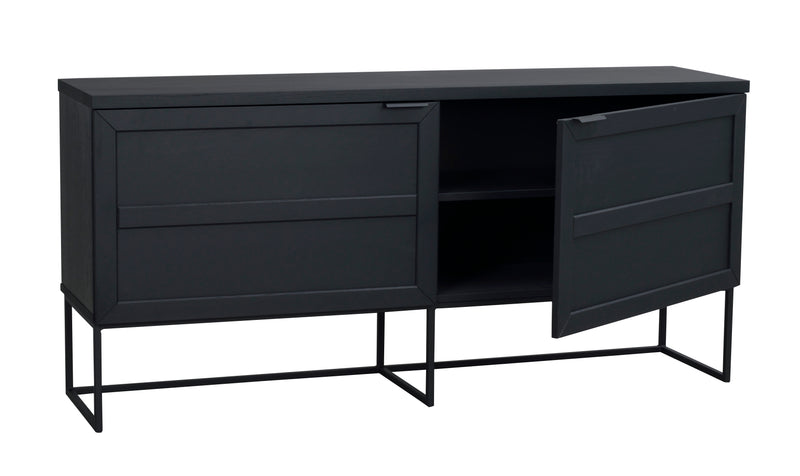 Everett sideboard 160 svart ek/svart