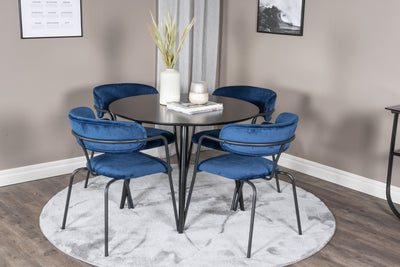 Matbordet Plaza och stolarna Arrow