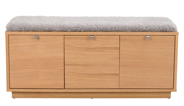 Confetti bänk 3L oljad ek/fårskinnslook