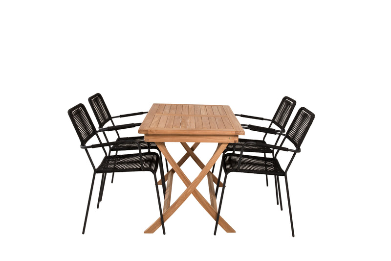 Bordet Kenya och stolarna Lindos
