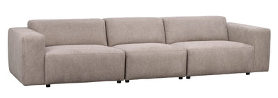 Willard soffa 4-sits beige tyg