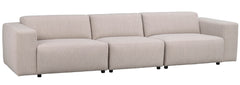 Willard soffa 4-sits ljusbeige tyg Alice #1