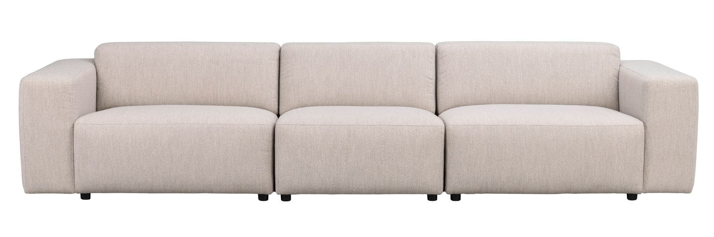 Willard soffa 4-sits ljusbeige tyg Alice #1
