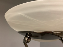 Cannes golvuplight svartkrom