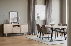 Brooklyn sideboard 160 vitpigmenterad ek