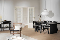 Emmett matbord 240 svart ask