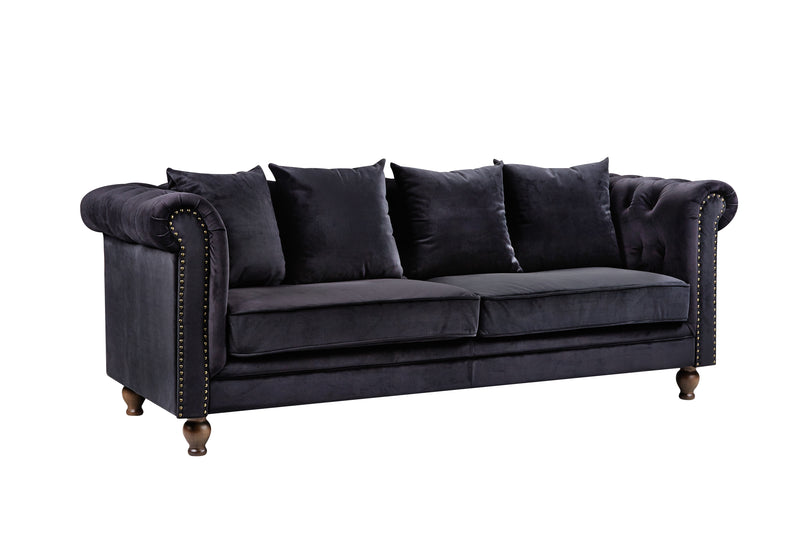 Velvet soffa
