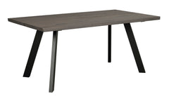 Fred matbord 170 mörkbrun ek/svart