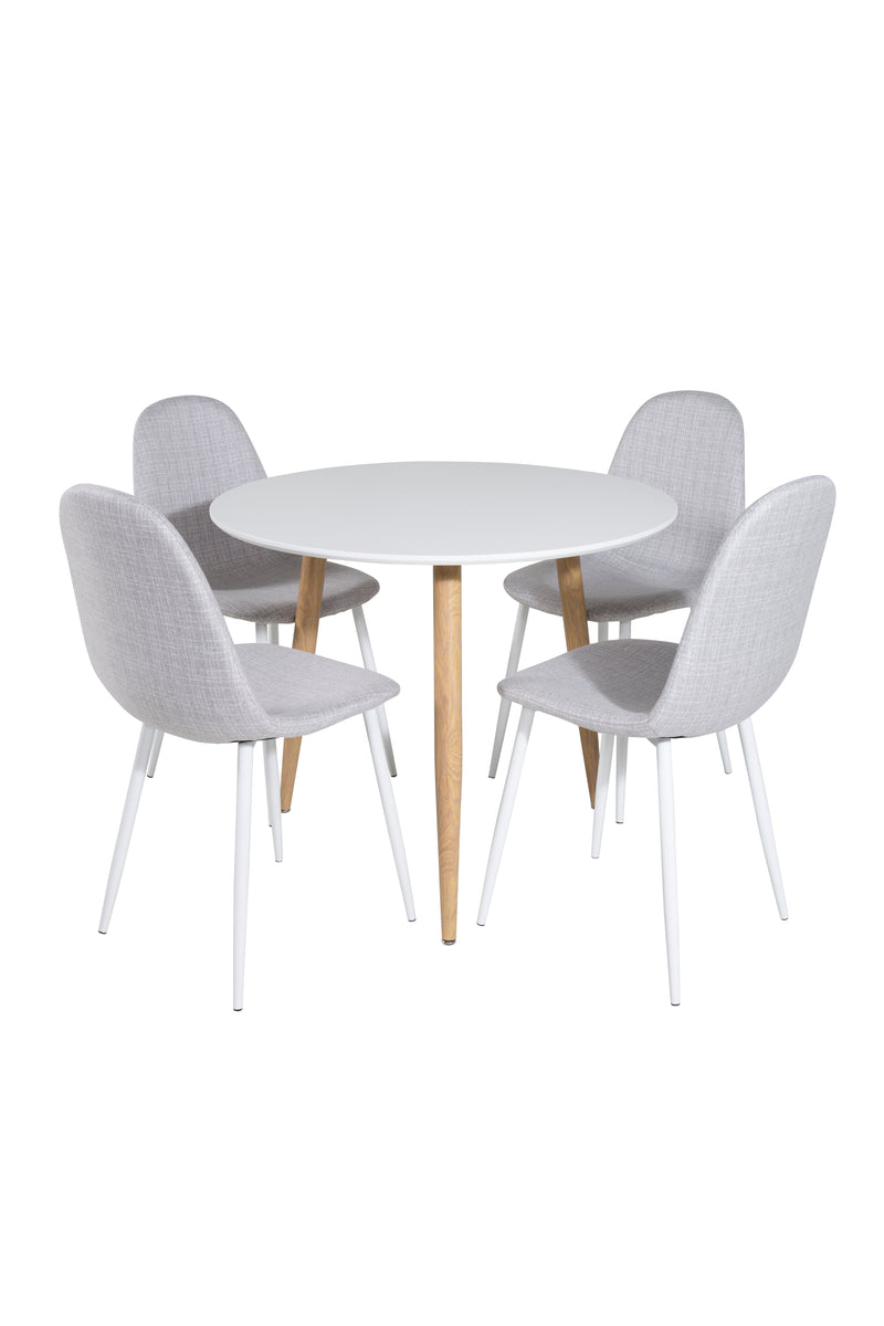 Matbordet Polar och stolarna Polar