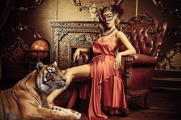 Tavla Red Silk 150x100 cm