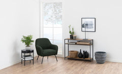 Seaford konsolbord ek faner/svart
