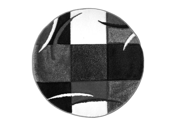 London Patch Svart rund 240