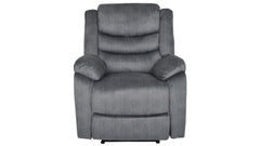 Winfield reclinerfåtölj med el tyg grå
