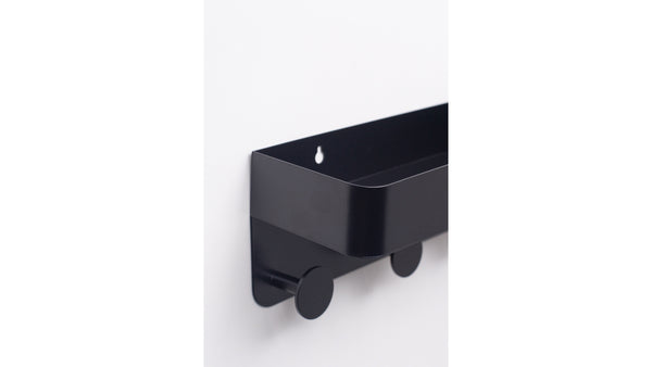 Yin vägghylla med 6 hängare