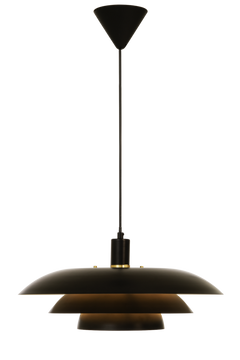 Epsilon taklampa svart
